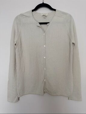 Banana Republic Button-front Cashmere light Sage Cardigan Women Size M